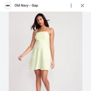 Old Navy Fit & Flare Tie-Strap Floral Mini Dress